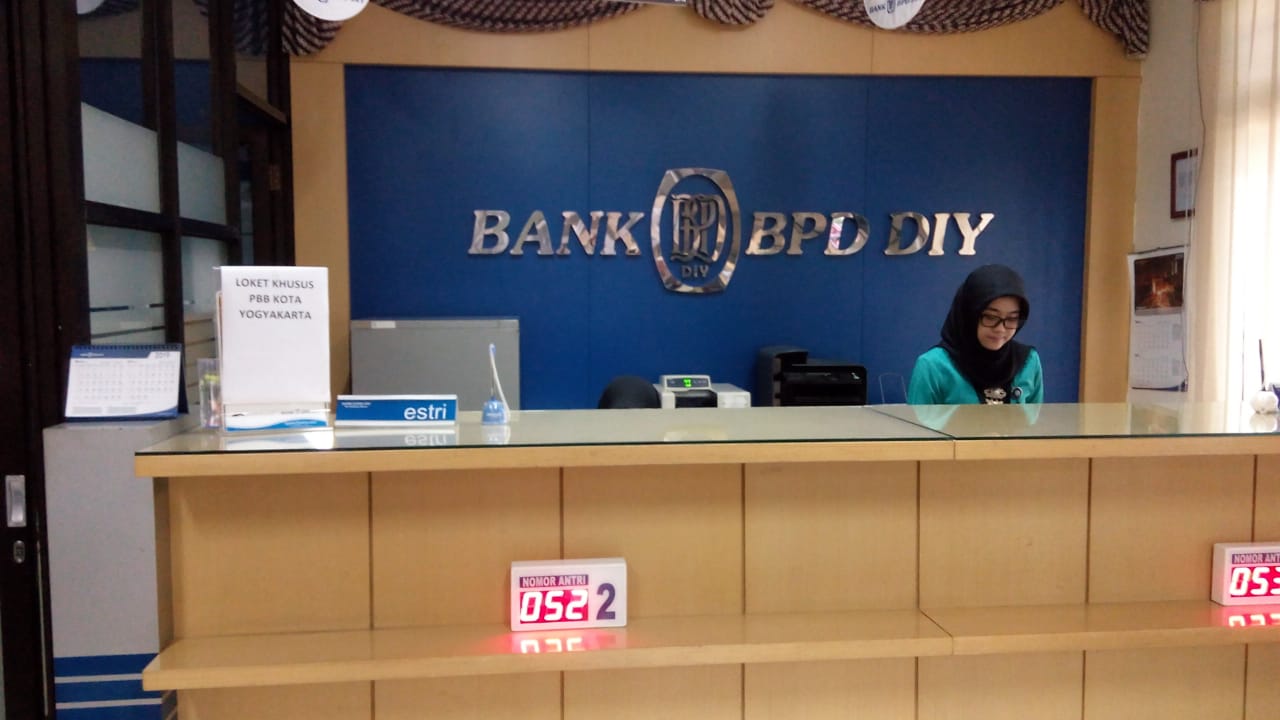 Loket Khusus Pembayaran PBB-P2 Kota Yogyakarta pada Bank BPD DIY KK Balaikota